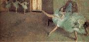 Edgar Degas Before the performance oil painting reproduction